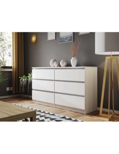 commode malwa blanc 140cm