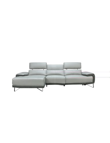 1775-canapé zen angle gauche frost /smoke