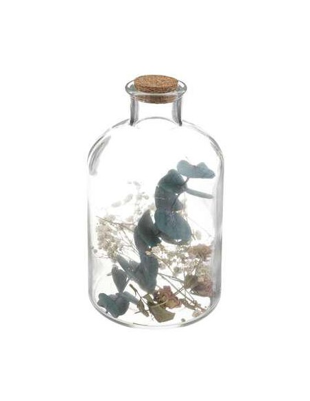 bouteille vr fleur sech d10x20