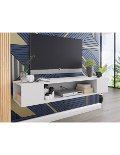 meuble tv darset blanc