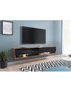 meuble rtv adenik wotan bois / noir