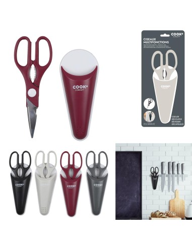 kd3087 - ciseaux multifonction avec etui aimante m36