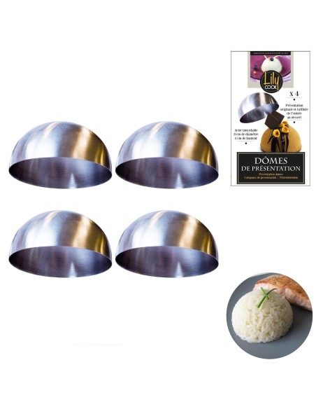 dome de presentation x4 8x4cm m18