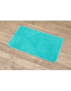 7746148 - tapis microfibre doux dessous latex 45x75 cm - vert caraibes
