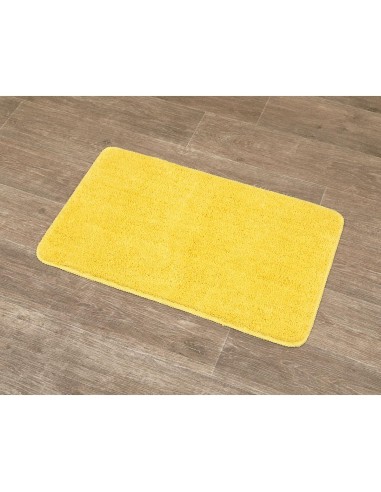 7746196 - tapis microfibre doux dessous latex 45x75 cm - jaune