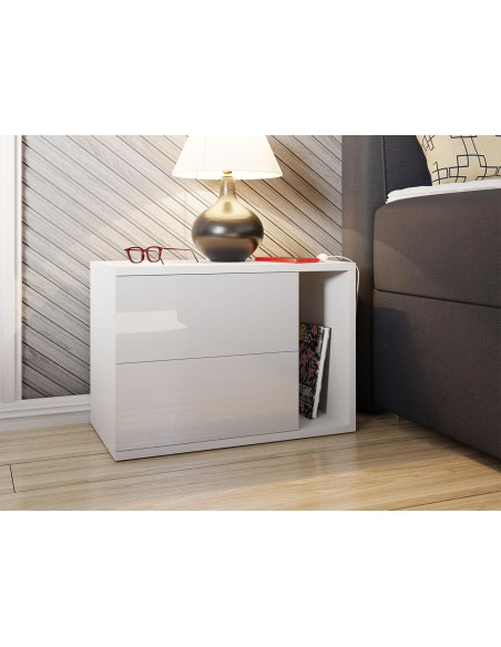 table de chevet bece - noir