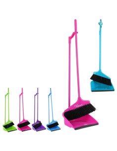 pelle et balayette sur pied 4 coloris m36