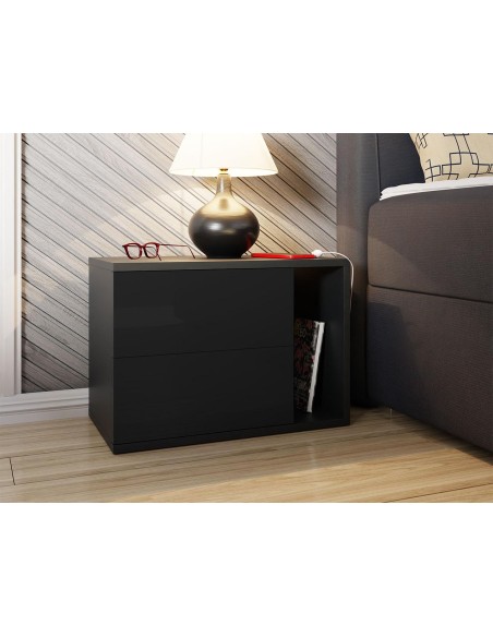 table de chevet bece - blanc