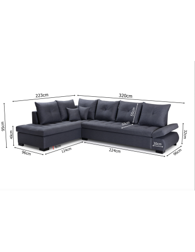 canape angle droit lord - manathan 17