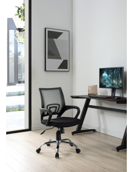 chaise noir bandra/tristan  250 mesh 01