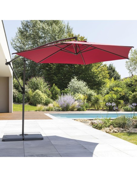 paniere pm papier ajoure forme rectangulaire evasee 28x20x13 cm - taupe / tissu