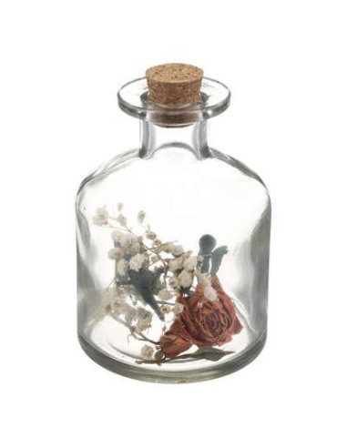 185464-bouteille vr fleur sech d8xh11