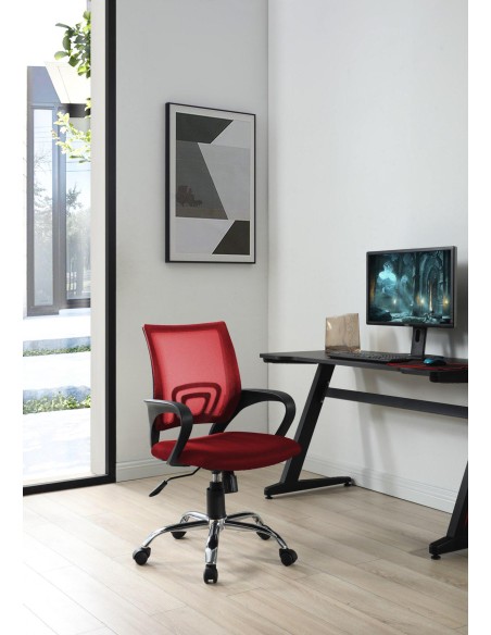 chaise rouge bandra/ tristan 250 mesh 02