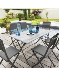 table azua pli alu 6p tonka