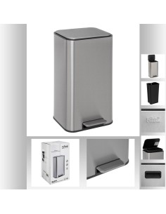 165404a - poubelle met 30l inox safir