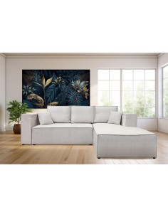 canapé angle gauche  qubic beige  rubi 01