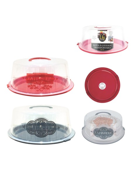 kp5288-boite de transport en plastique pour gateaux m24