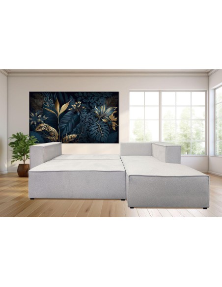 canapé angle droit  qubic beige rubi 01