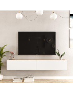 fr8-a - meuble tv anais pin 180*31,6*29,6 cm