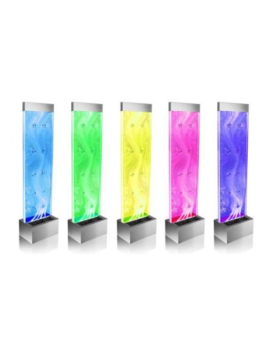 fontaine a bulles sur pied inox  avec telecommande