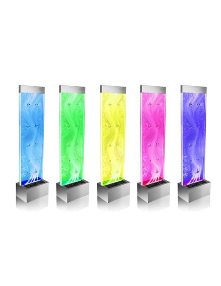 fontaine a bulles sur pied inox  avec telecommande