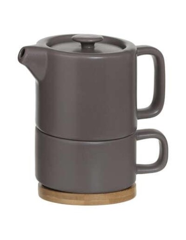 theiere solitaire nature taupe