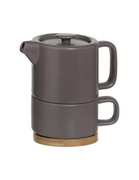 theiere solitaire nature taupe