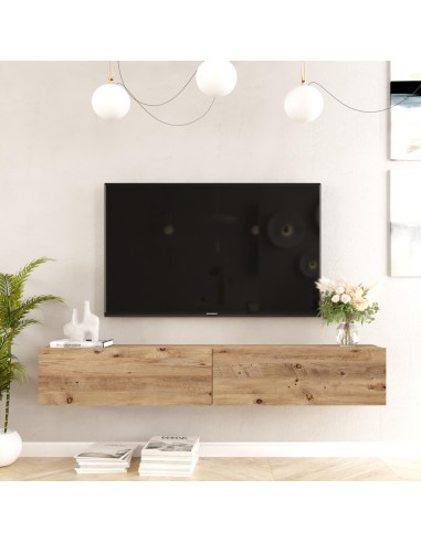 fr12-a - meuble tv anais pin 100*31,6*29,6 cm