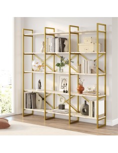 vg6-ge - bibliotheque lucy 3 colonnes  ephesus 143*30*175 cm