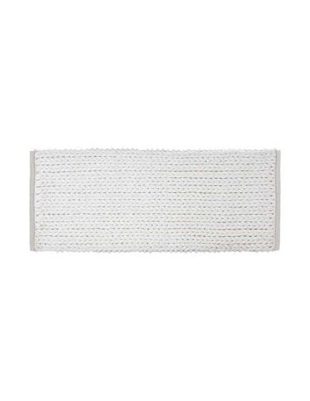 tapis epais uni 50x120 blanc