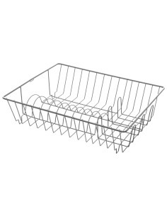 egouttoir metal gris rc L. 40 x P. 34 x H. 12 cm