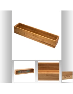 146647 - orga bambou 8x38cm ts L. 38 x P. 8 x H. 7 cm
