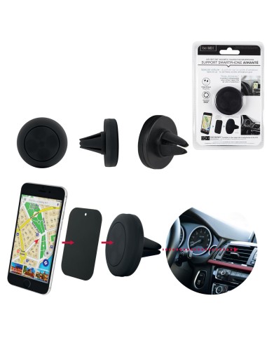 support smartphone aimante special voiture m24
