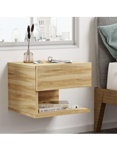 lv27-ke - table de chevet luiji bois felt  40*35*31 cm