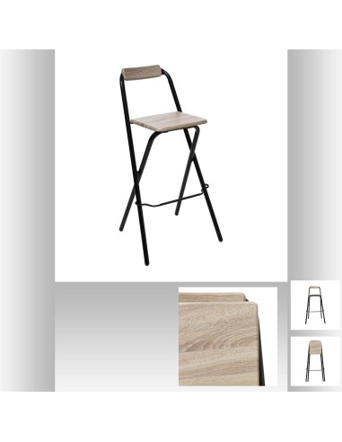 140448d - chaise bar bois louna