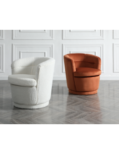 fauteuil amy -blanc