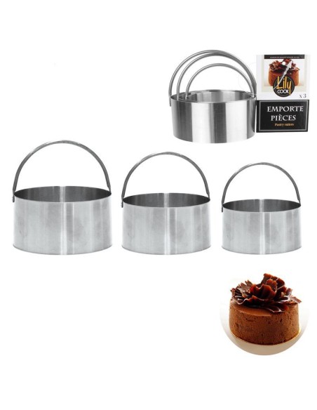 kp5319 - emporte piece rond x3 5.5cm 6.5cm 7.5cm m18