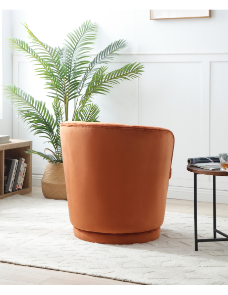 fauteuil amy -orange