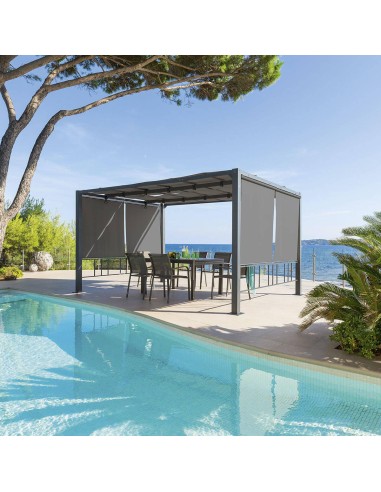 tonnelle moai 3x4m ardoise