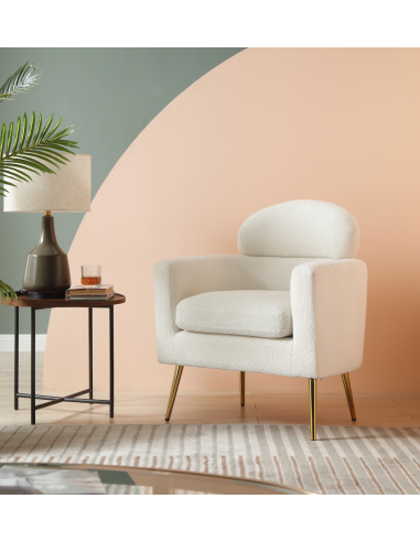 fauteuil hygge -bleu