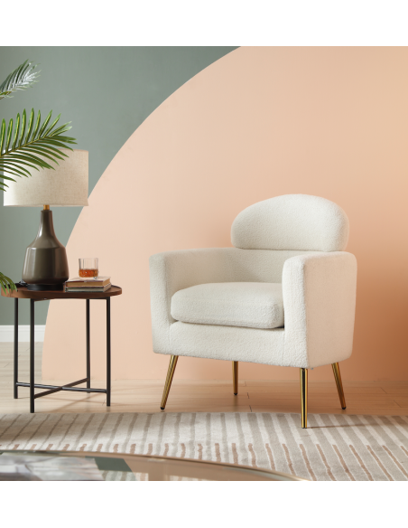 fauteuil hygge -bleu