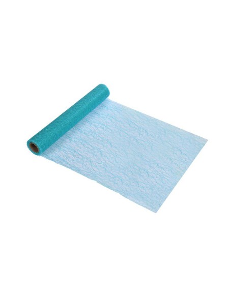 chemin de table vitamine maille30cm*5m bleu display de 16 pcs