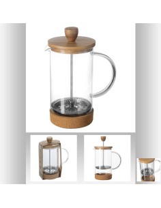 cafetiere verre bambou 60cl