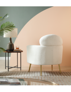fauteuil hygge -blanc