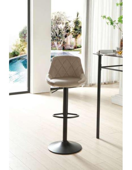 tabouret  de bar janette orange jh085-35