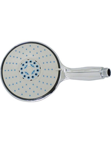 3208102 - douchette 4 fonctions forme poele/anticalcaire - chrome