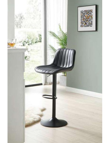 tabouret de bar gambele gris pu 04