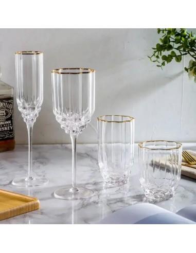 602498 -  flute a champagne petale de diamant