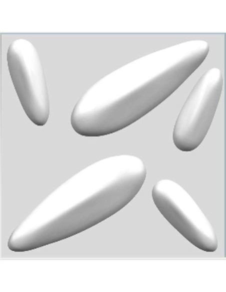 602726 - d094   -lot de 4 plaques 3d pvc - 50cm*50cm