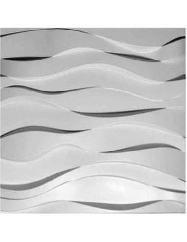 d083 - lot de 4 plaques 3d pvc - 50cm*50cm